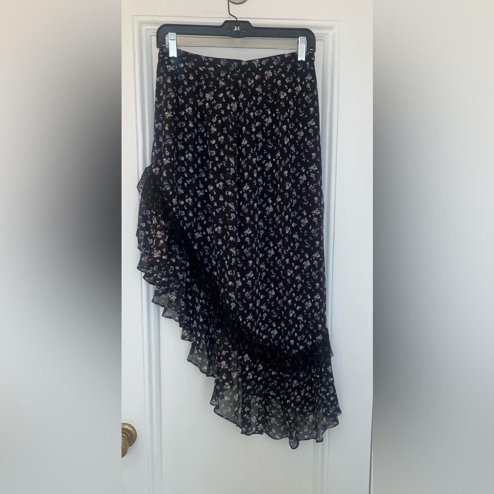 Love Shack Fancy Ruffled High-Low Skirt - Picture 7 of 8